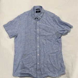 1901 mens short sleeved button down